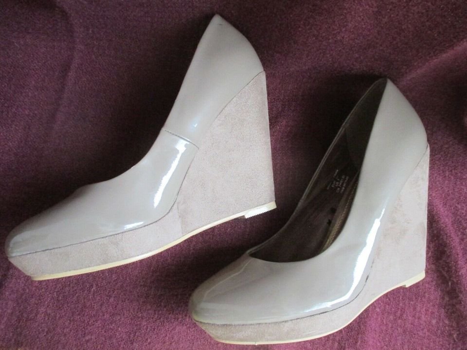 NEU * Lack * Velours * Leder * Keilabsatz * Wedges * Plateau * Pumps * Schuhe 