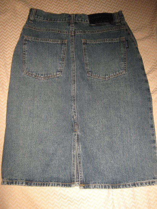 NEU * Sexy * Pencil * Sekretärinnen * High Waist * Jeans- Rock 