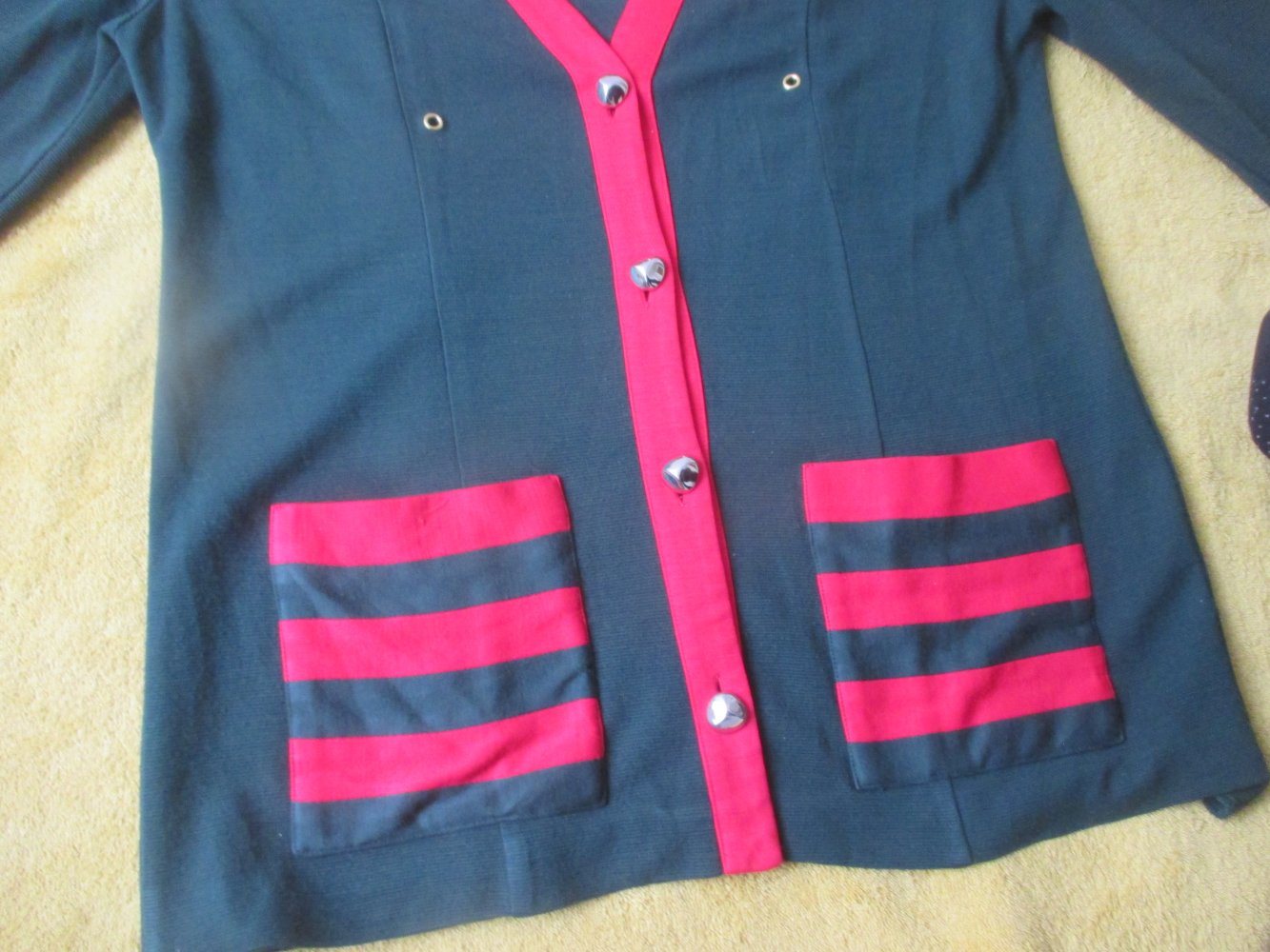 NEU * Edel * Original VINTAGE * Club * Old School * Fein * Strick Jacke * Strickjacke * Cardigan 