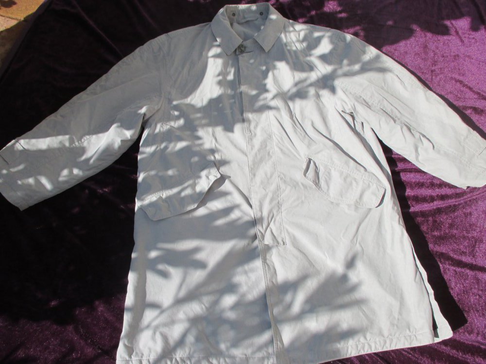 NEUw * Original VINTAGE * Herren * Damen * Unisex * Outdoor * Allround * Winter * Übergangs * Long JACKE oder Kurz MANTEL * Gr. 52- 54/ L- XL * hell- grau *