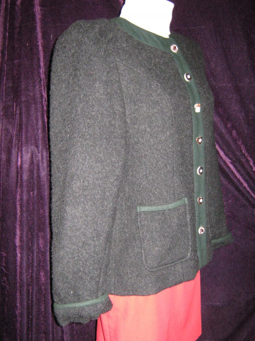 NEU * Ausgefallen * Oktober * Volksfest * Brauchtum * DESIGNER * 100% Schurwolle * Trachten * Jacke * Janker 