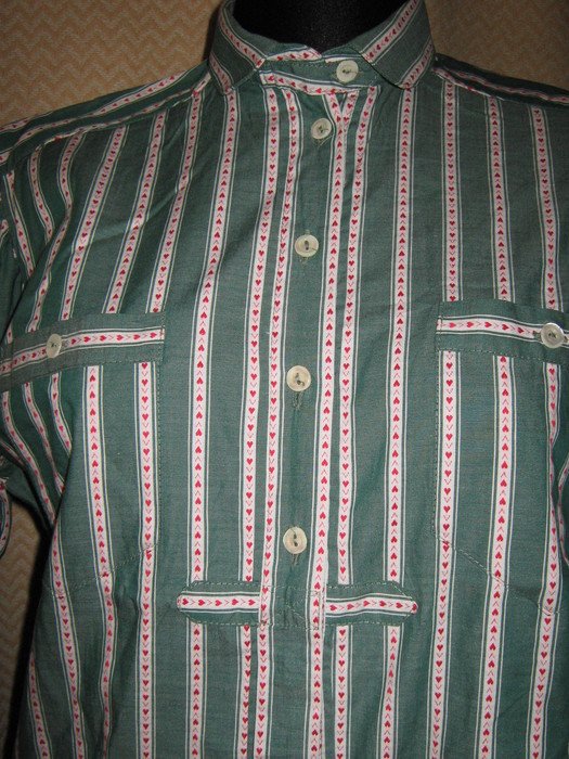 NEU * Original Granny VINTAGE * Romantik * Herzchen * Puffärmel * Brauchtums * Trachten- Style * Bluse 