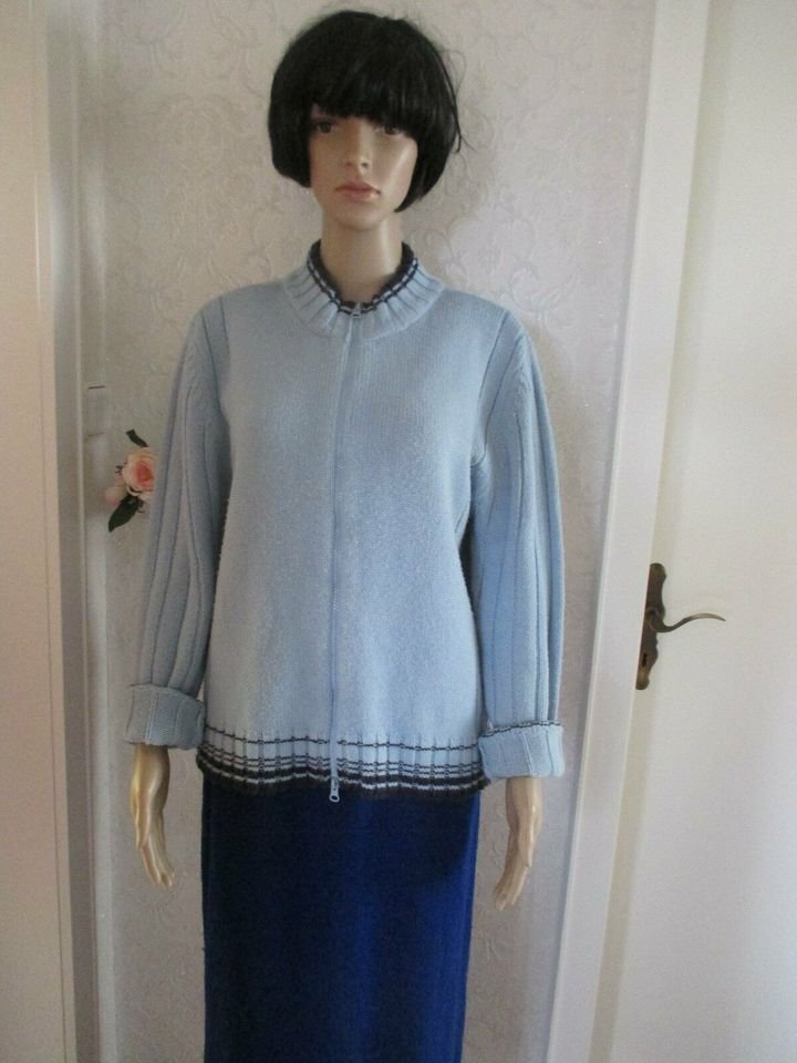 Klassisch * Original VINTAGE * Club- Style * Zipper * Cardigan * Strickjacke 