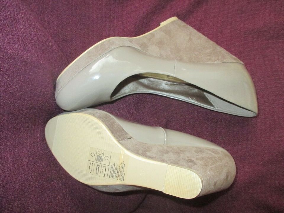 NEU * Lack * Velours * Leder * Keilabsatz * Wedges * Plateau * Pumps * Schuhe 