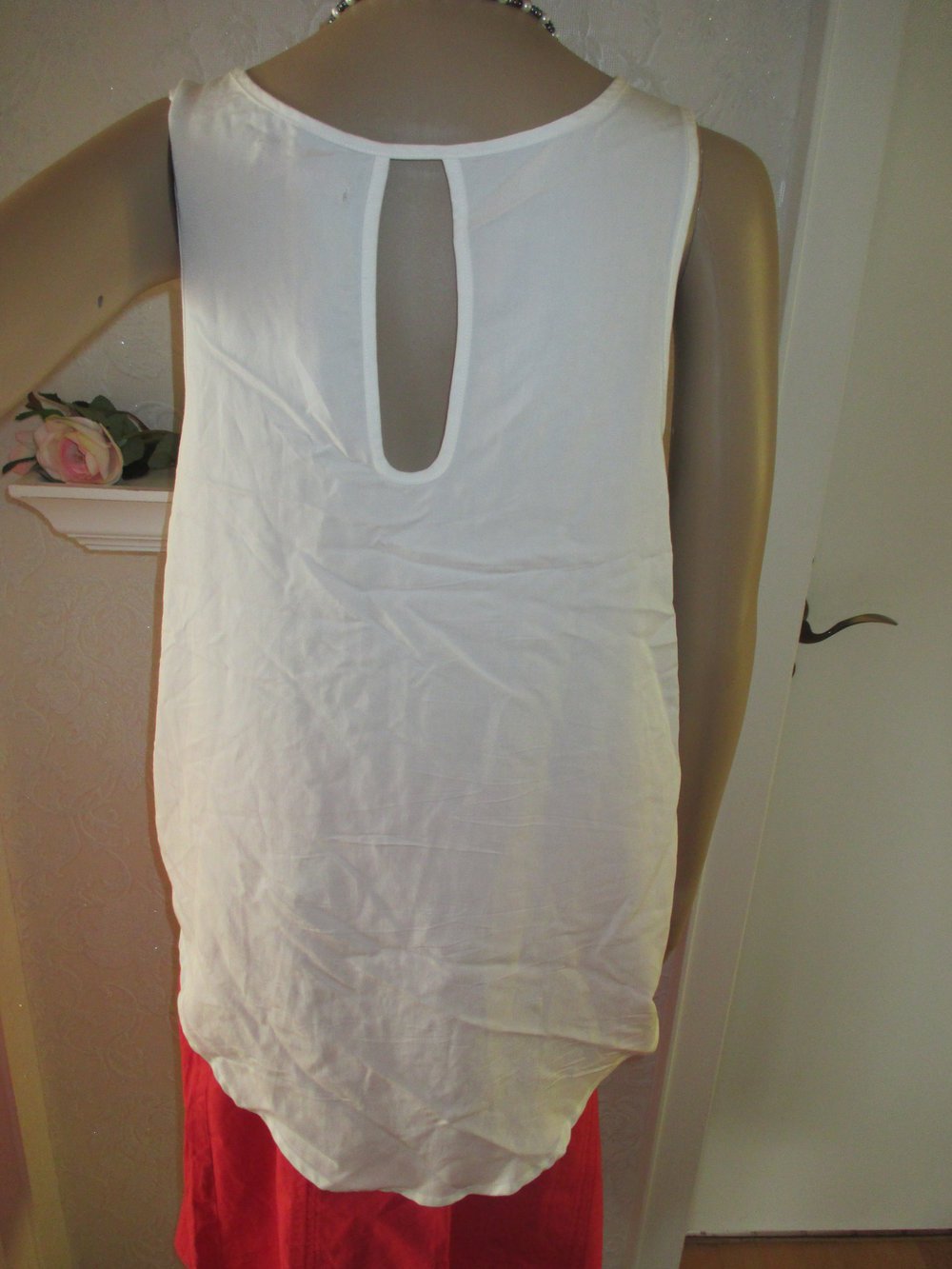 NEU * Edel * Strass- Kristalle * ärmelloses Blusen- Top 