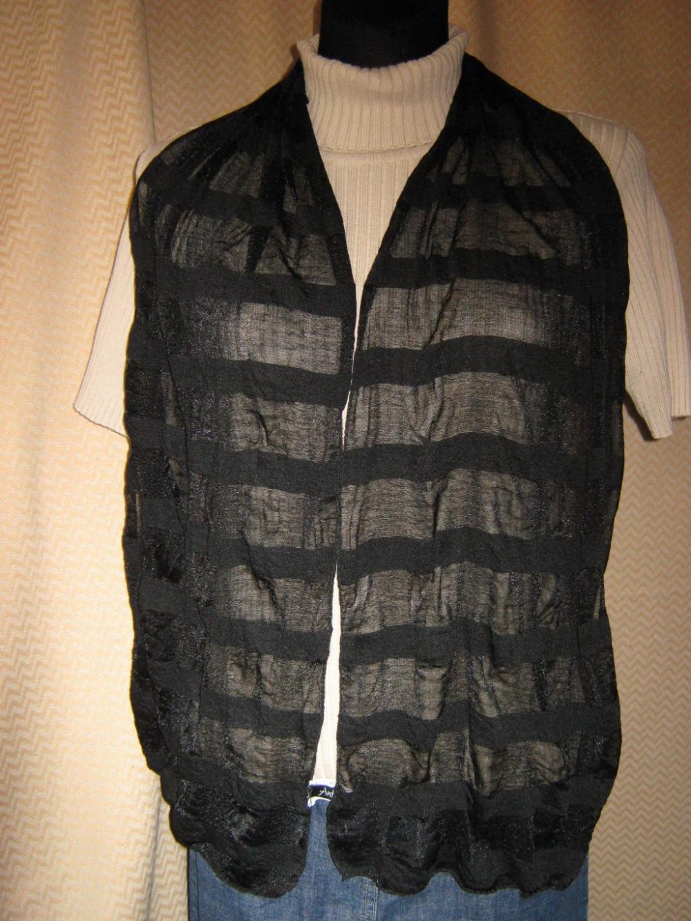 NEU * Elegant * edel * Long * langer * XL * Seiden- Chiffon * Schal * Tuch * Scarf 