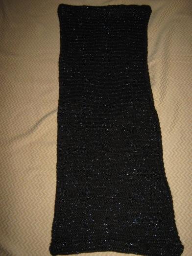 NEU * Kuschelig, wie selbst gestrickt * XXL * Lurex * Glitzer * Grobstrick * Schlauch- Schal 