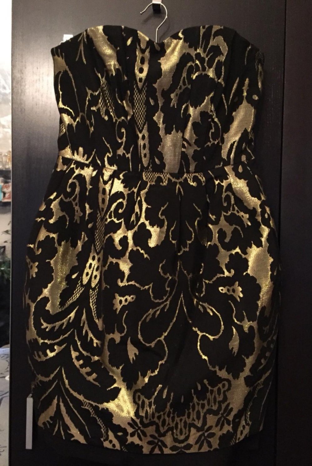 NEU mit ETIKETT * 60er Jahre * Retro Style * Cocktail * Party * Brokat * Bustier * Mini- Kleid 