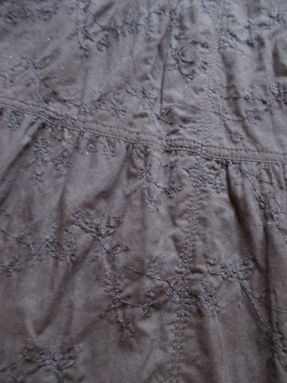 NEU * Romantik * Blumen- Blüten * Flower- Power * Stickerei * Stufen * Teller * Maxi * A- Linie * Rock im Hippie * Gipsy Look 