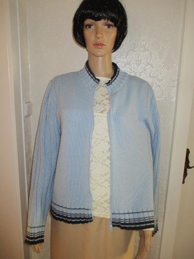 Klassisch * Original VINTAGE * Club- Style * Zipper * Cardigan * Strickjacke 
