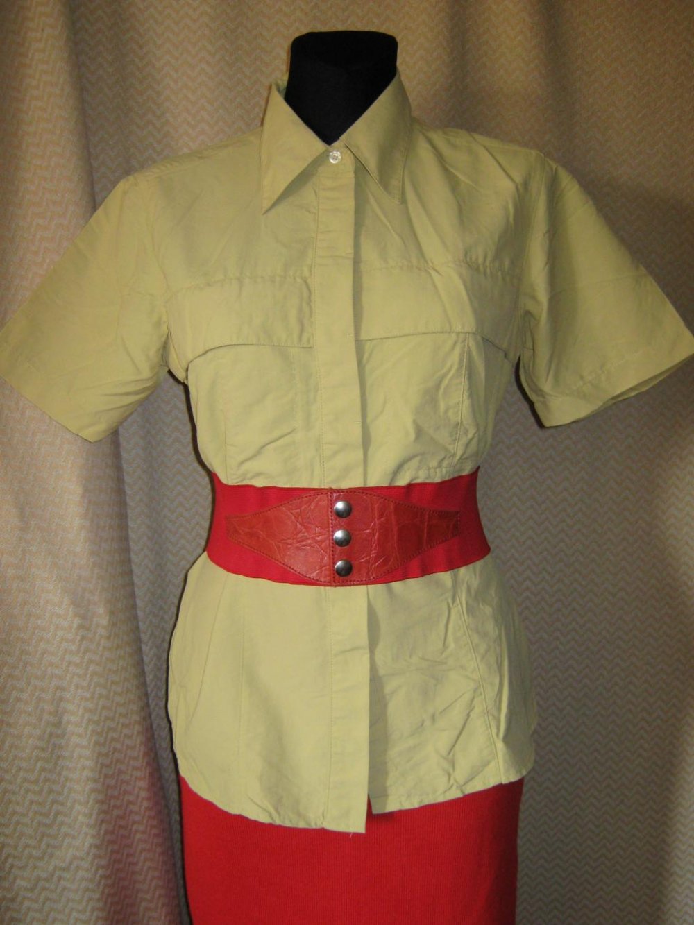 NEUw * Klassisch * sportiv * Kurzarm * DESIGNER * Jacke * Hemd- Bluse * Gr. 36- 38/ S * senf- gelb *