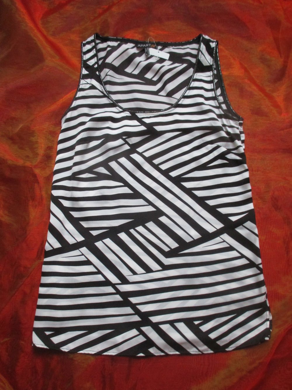 NEU mit ETIKETT * Exklusive * edel * Streifen * Seiden Satin * Blusen * Top * Tunika 