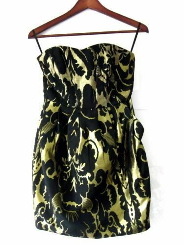 NEU mit ETIKETT * 60er Jahre * Retro Style * Cocktail * Party * Brokat * Bustier * Mini- Kleid 