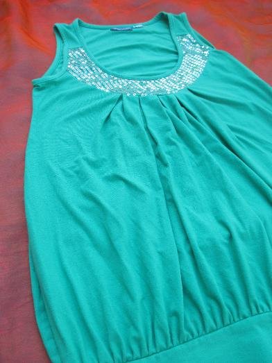 NEU * Edel * Glitzer * Pailletten * Baby Doll * Style * Träger * Top * T- Shirt 