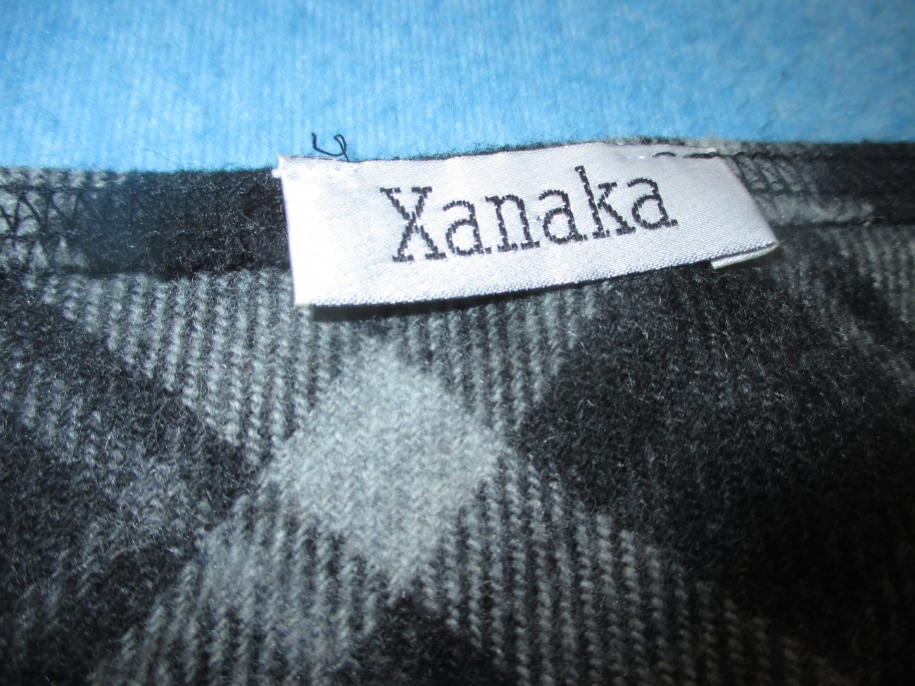  NEU * Stylisch * Karo * A-Linie * Wolle- Gemisch * Reinschlupf * Midi- Rock 