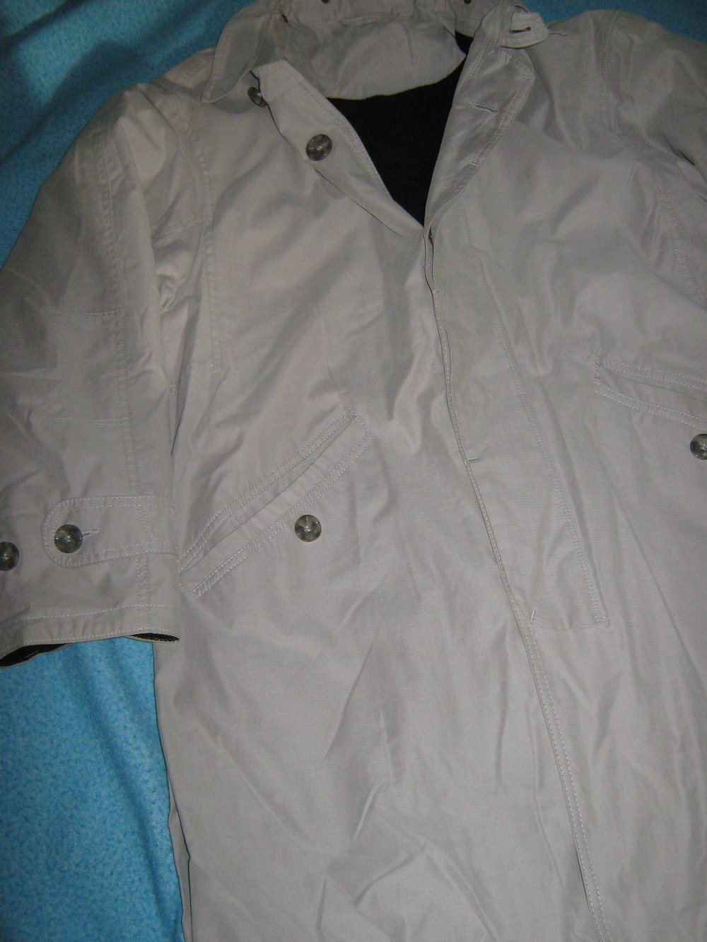 NEUw * Original VINTAGE * Herren * Damen * Unisex * Outdoor * Allround * Winter * Übergangs * Long JACKE oder Kurz MANTEL * Gr. 52- 54/ L- XL * hell- grau *