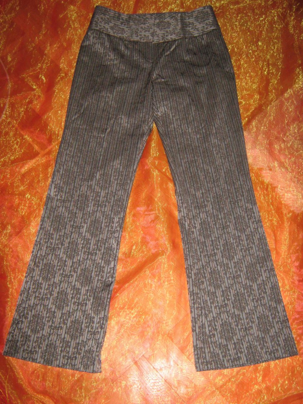 NEU * Edel * Anlass * Abend * Ausgeh * Business * Barock- Style * Jacquard * Blumen * Blüten * Hose 
