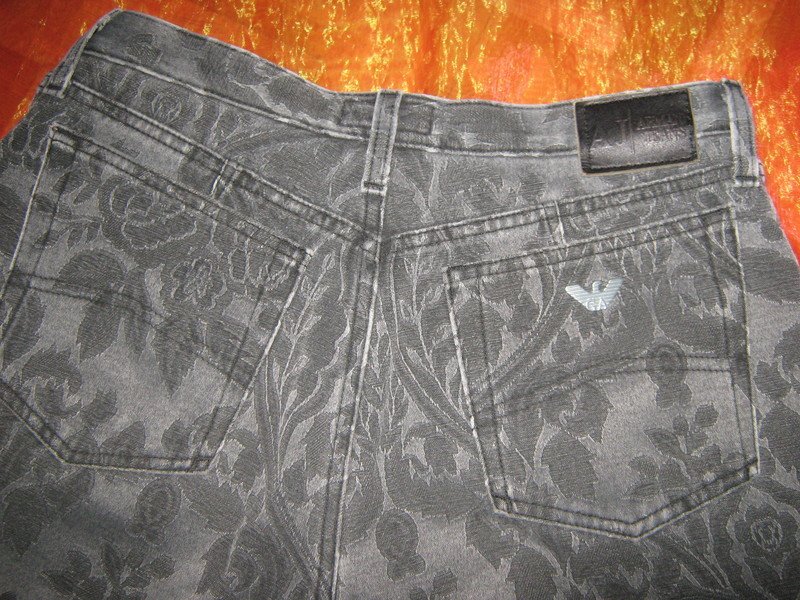 NEU * Original VINTAGE * Barock- Style * High- Waist * Jeans- Hose 