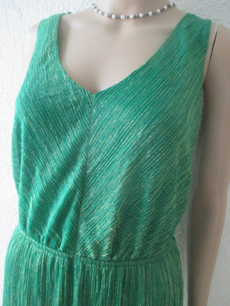   NEU * 20er Jahre Style * Pliseè- Falten * Lurex Glitzer * Cocktail * Abend * Etui- Kleid 