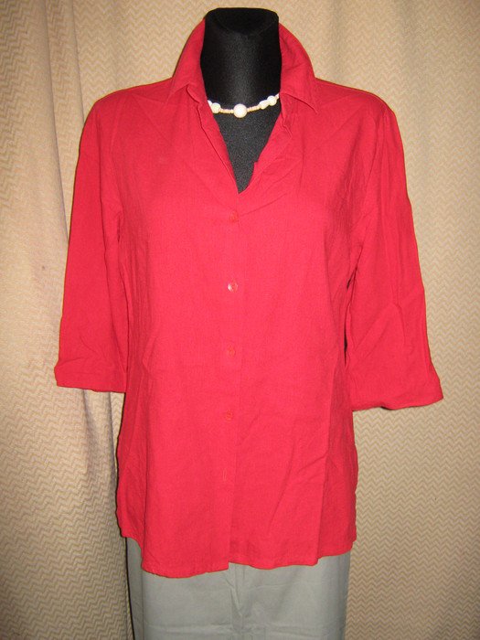 NEU * Edel * Freizeit * Business * Leinen * Dreiviertel oder Kurz- Arm * Long Hemd BLUSE 