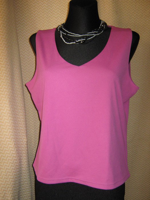 NEU * Edel * sexy * DESIGNER * Basic * Tank * Träger- Top * T- Shirt * Gr. 40- 42, 44/ M- L * pink *