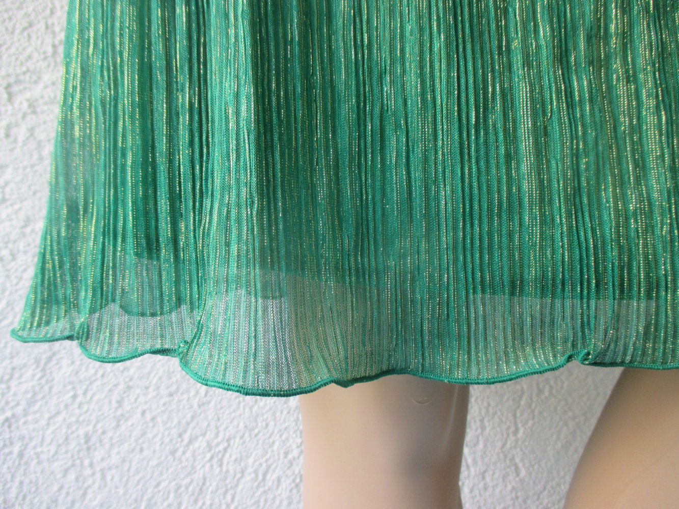   NEU * 20er Jahre Style * Pliseè- Falten * Lurex Glitzer * Cocktail * Abend * Etui- Kleid 