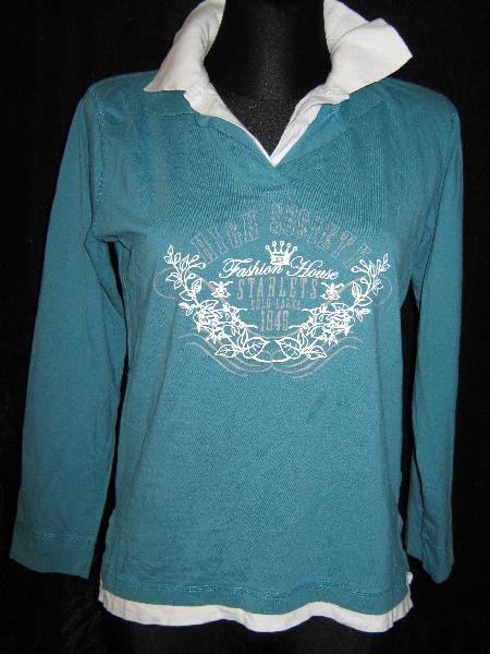 NEUw * VINTAGE * Old Shool- Style * Bodycon * Langarm * Longsleeve * Polo * T- Shirt 