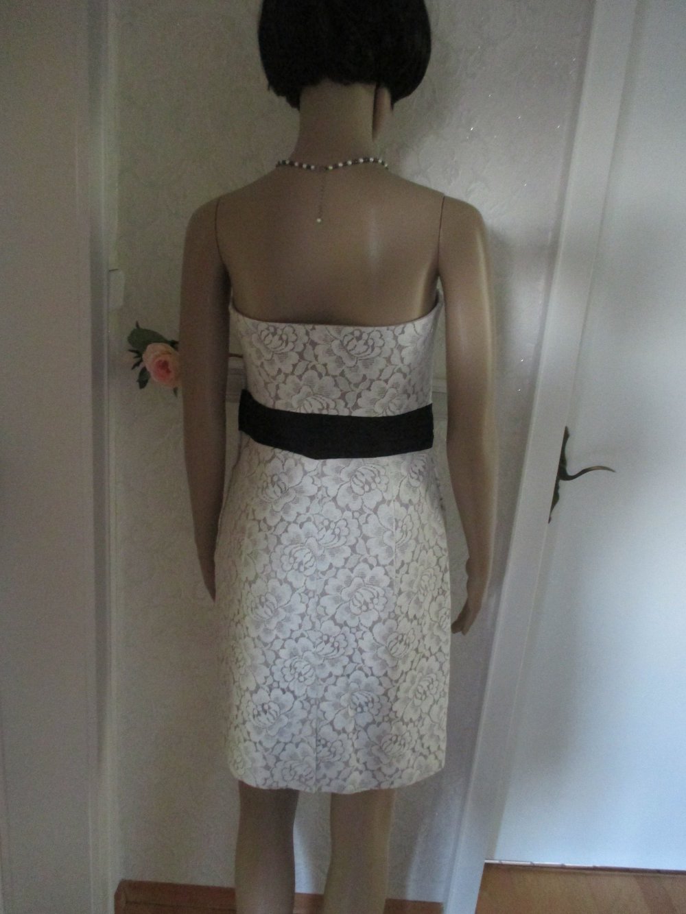 NEU * 60er Jahre Style * Lace- Spitzen * Cocktail * Abend * Anlass * Bustier * Kleid mit Schleife 