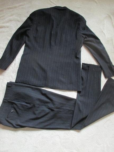 NEUw * Edel * Gesellschafts * Dinner * Hochzeits * Anlass * Ausgeh * Business * Schurwolle * Nadelstreifen * ANZUG 