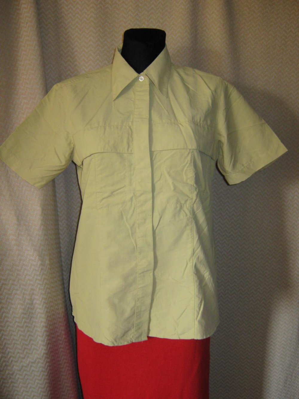 NEUw * Klassisch * sportiv * Kurzarm * DESIGNER * Jacke * Hemd- Bluse * Gr. 36- 38/ S * senf- gelb *