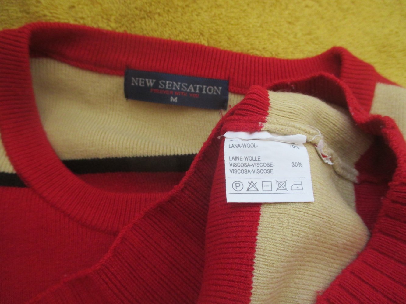 NEUw * Herren oder Damen * Unisex * Streifen * Wolle * Strick * Pullover 