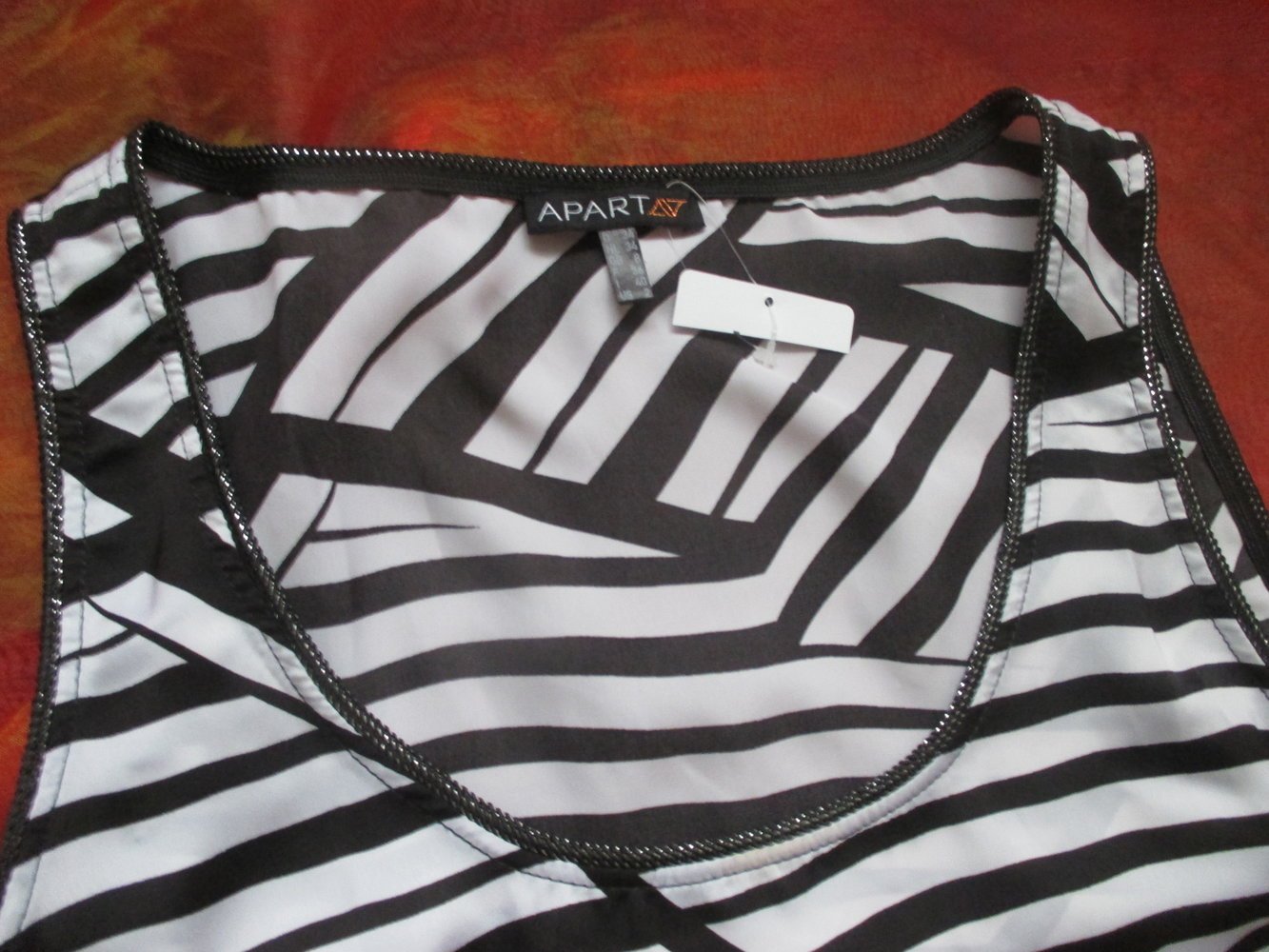 NEU mit ETIKETT * Exklusive * edel * Streifen * Seiden Satin * Blusen * Top * Tunika 