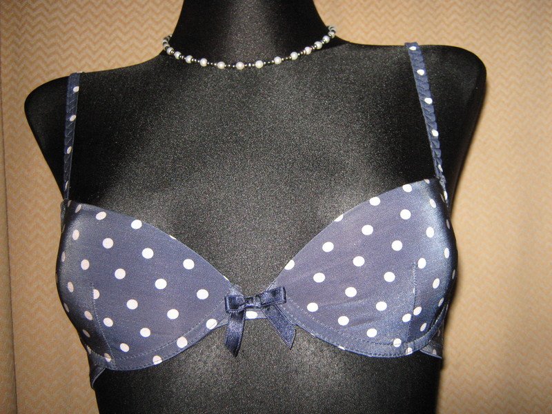 NEUw * Rockabilly * Polka dots * Punkte * Tupfen * Pullover * Push-up * BH 