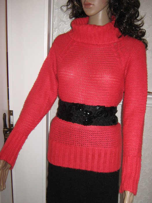 NEU * Stylisch * sexy * Rollkragen * Grob- Strick * Pullover 