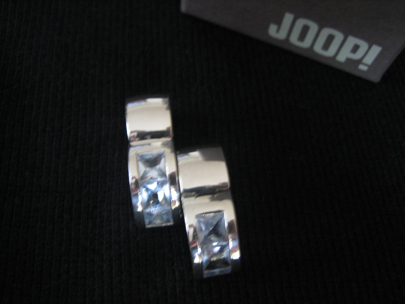 Traumhaft schöne JOOP! Silber-Creolen - völlig NEU! - stylische, edle Accessoires!!