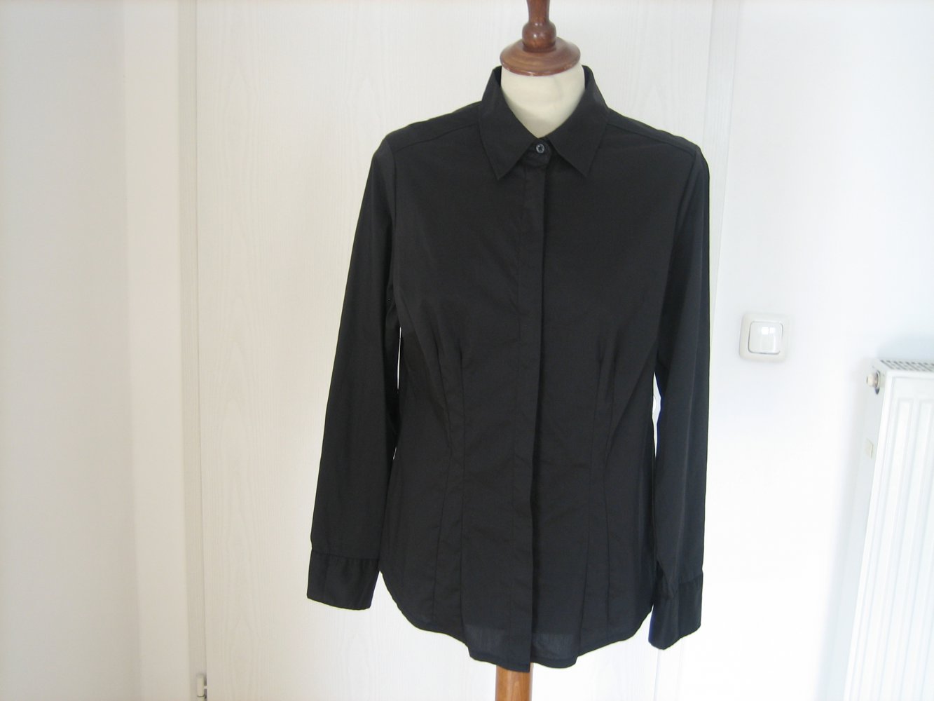 Super edle Hemd-Bluse Gr. 42 m. Stretch - NEU - vorteilhaft - mega bequem