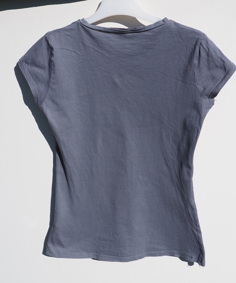 Graues T-Shirt von Pimkie mit Pop Art Tiger