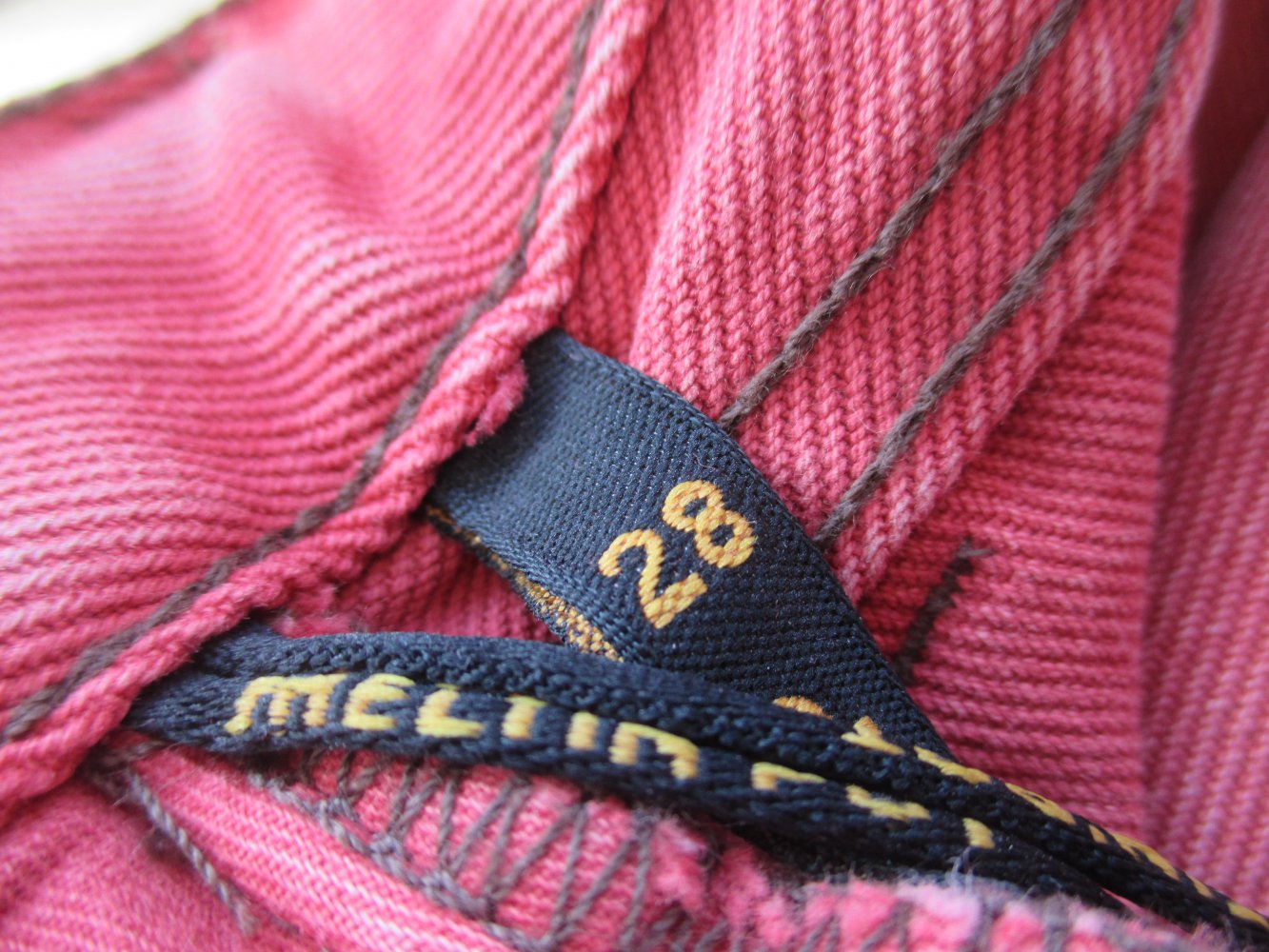 Meltin Pot,  Jeans  Farbe: rosenholz  mit Gürtel,  Gr. 28 