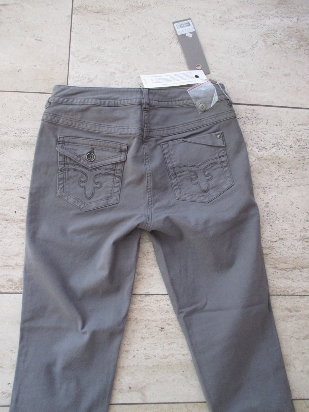 edle Jeans von Gustav, Gr. 38, dunkelgrau, 2 unterschiedliche Taschen, 5 - pocket, neu