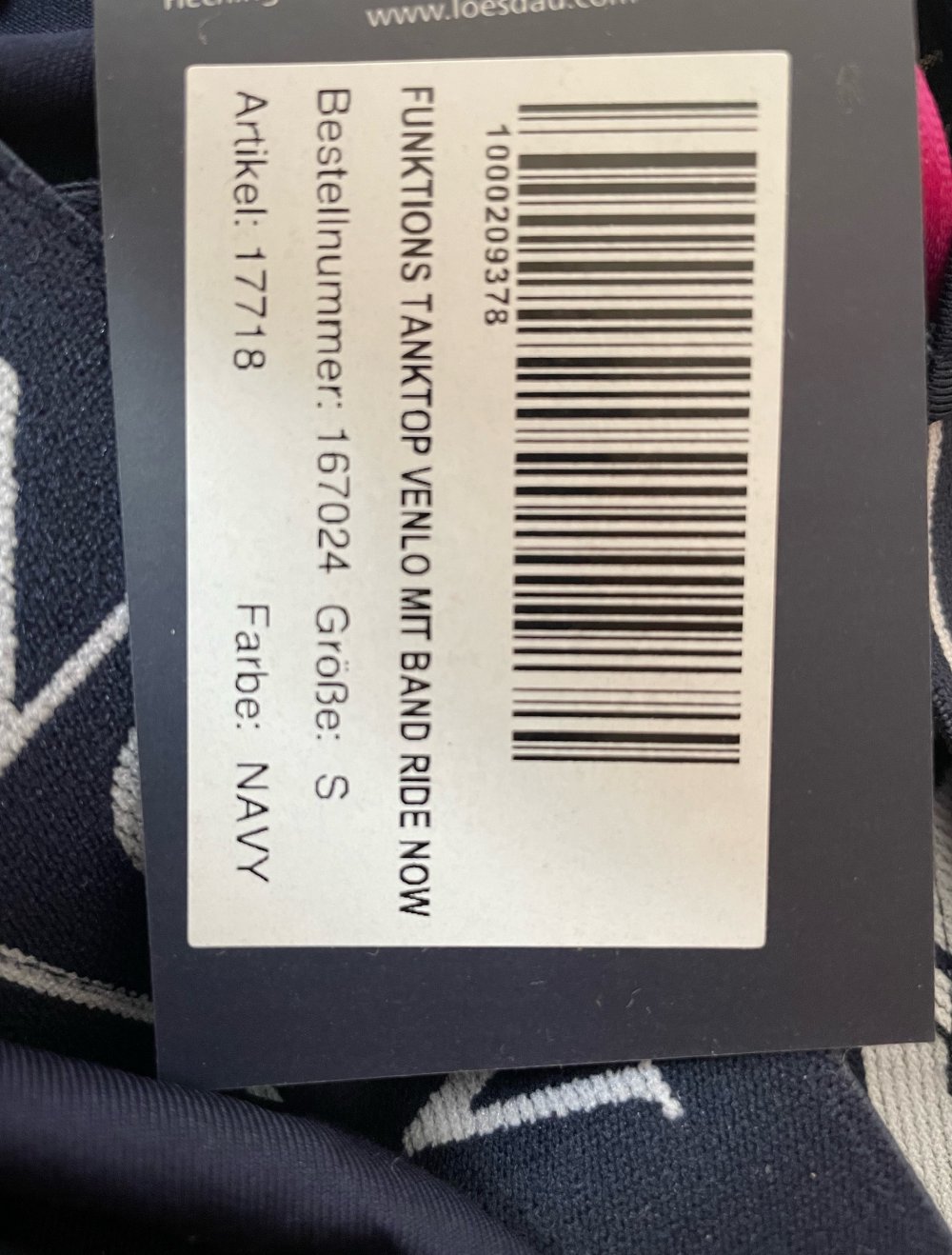 neu Funktions tanktop Loesdau