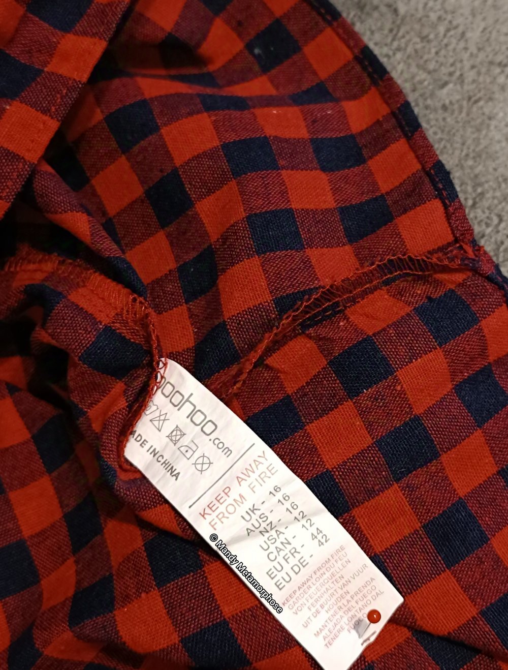 Oberteil von Boohoo, Größe 44/46