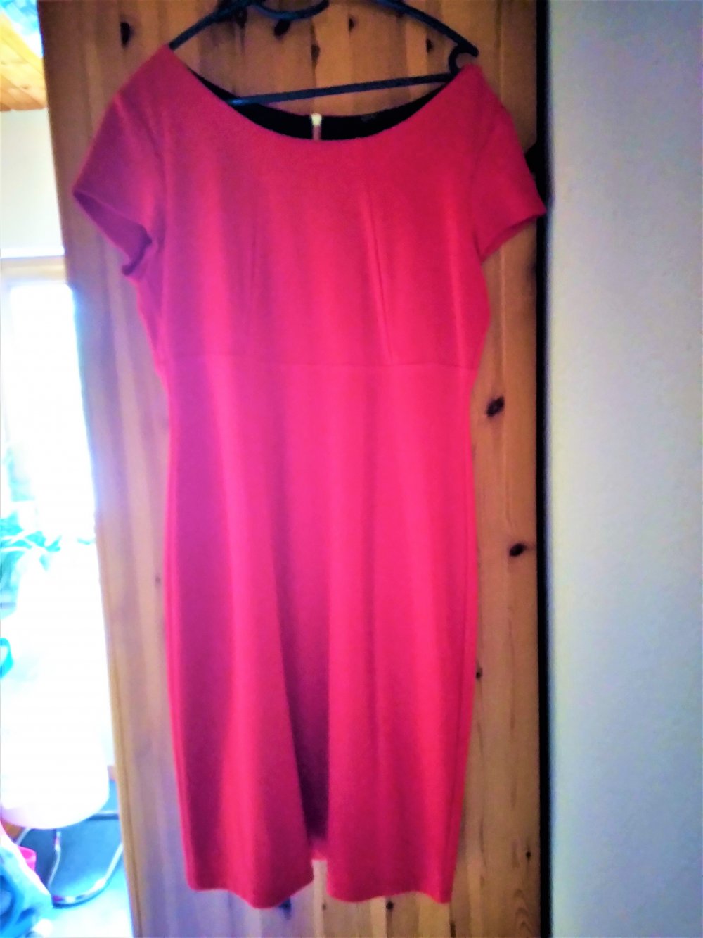 neuw. Esprit Kleid kräftiges Rot Gr.XL