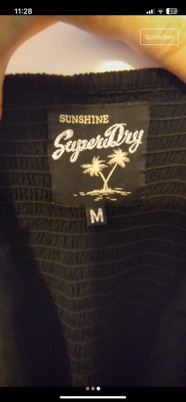 Superdry Jumpsuit schwarz Gr 38/40