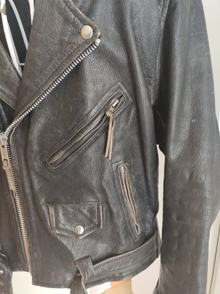 Echtlederjacke Herren 44 Unikat Designerstück 