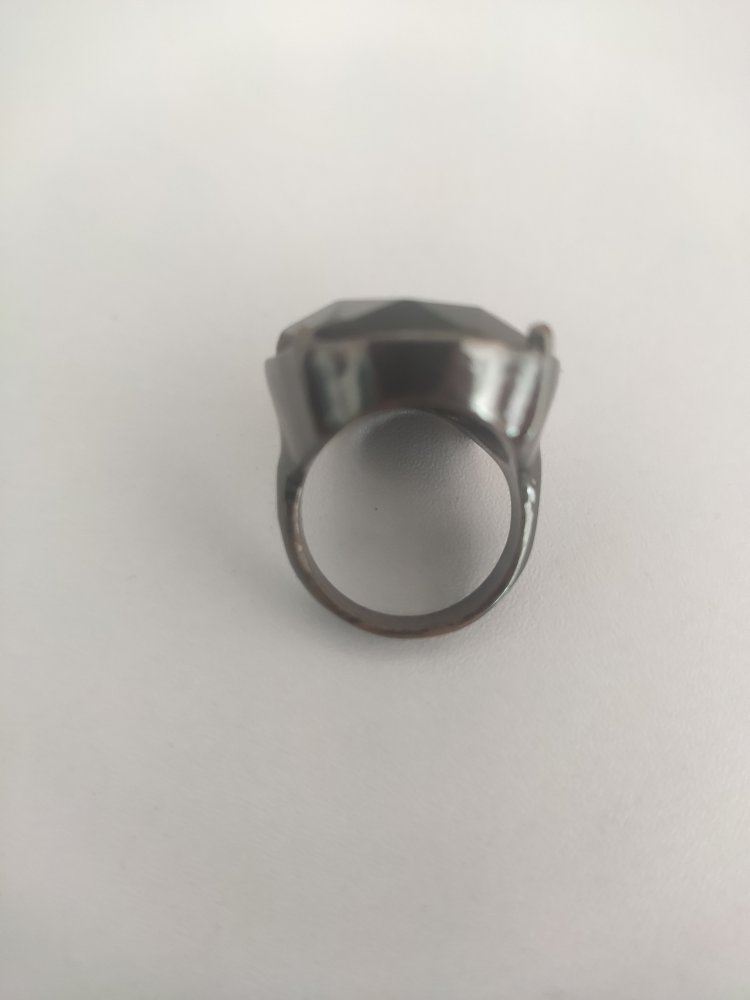 Modeschmuck Ring gunmetal 
