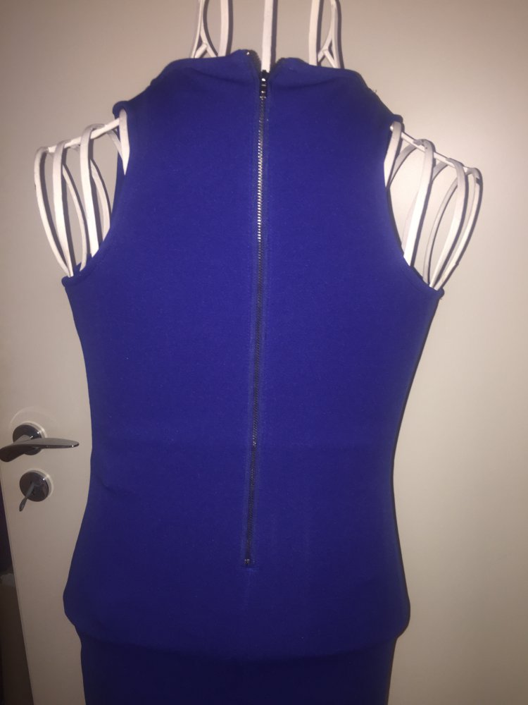 Blaues Cocktailkleid 