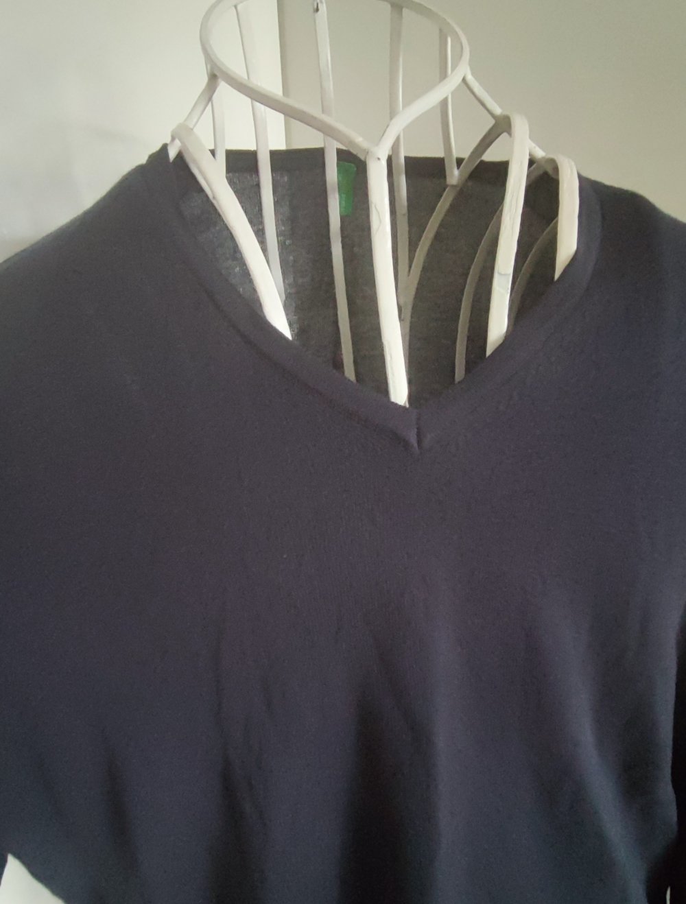Benetton Herren Longsleeve Blau L
