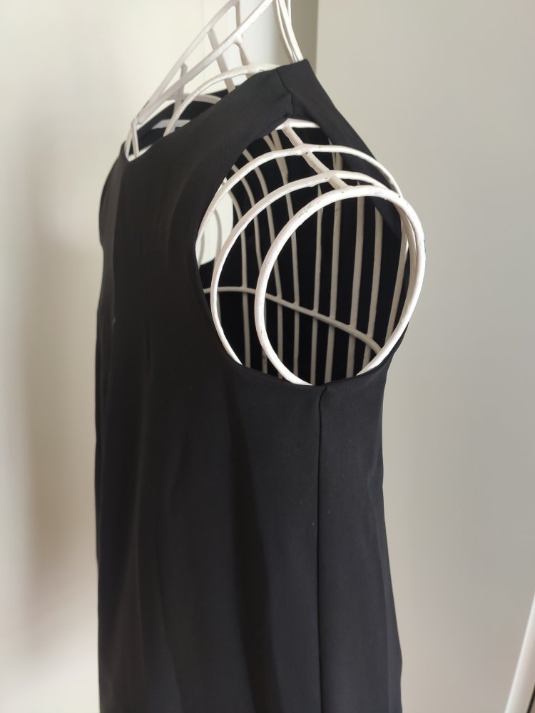 Schwarzes Zara-Kleid XS