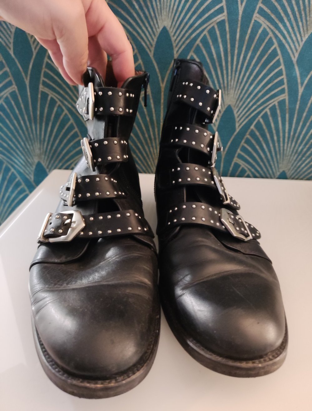 Pertini Nieten Stiefeletten 39,5