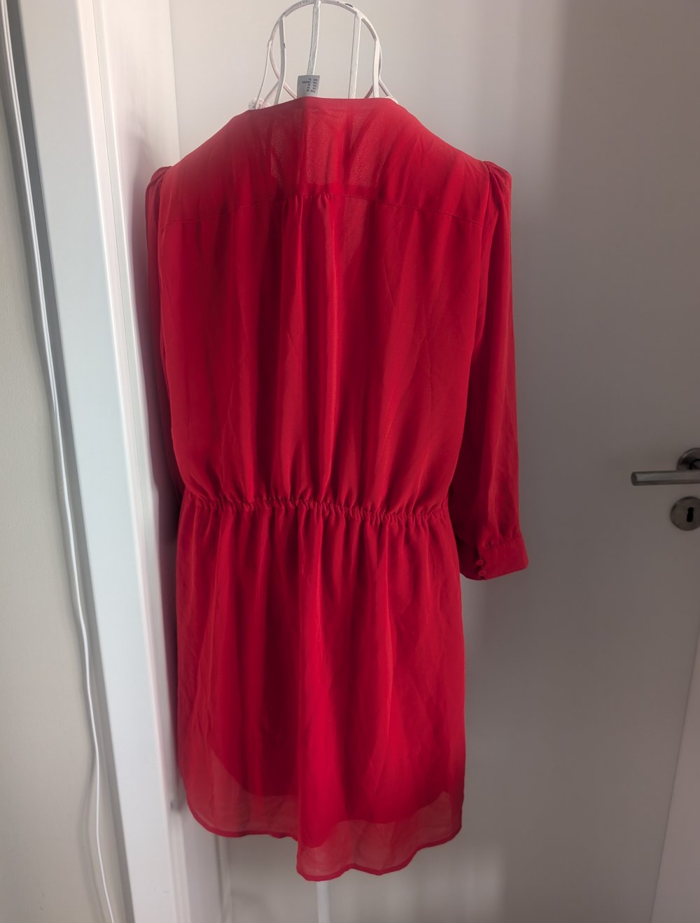 rotes Volantkleid H &M 40